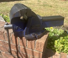 RECORD No8 LARGE ENGINEERS MECHANIC BENCH VICE GARAGE SHED OR WORKSHOP TOOL GWO