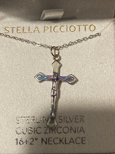 Sterling silver cross - sterling,