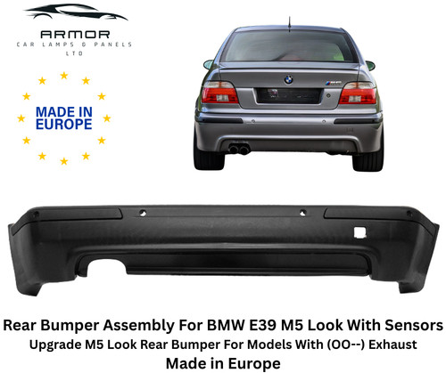 Rear bumper cover for - rear, bmw