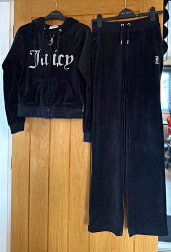 Juicy couture black velour - juicy,