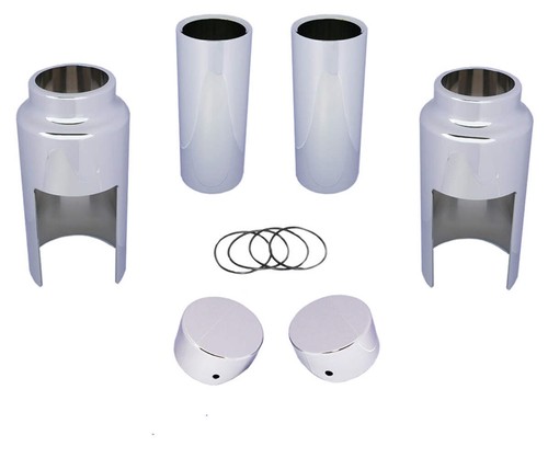 Fork cover kit chrome for - fork,