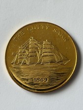 The Curry Sark Ship 1869 Commemorative Coin Medallion.