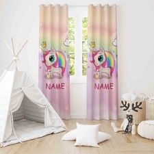 Unicorn Rainbow Curtain