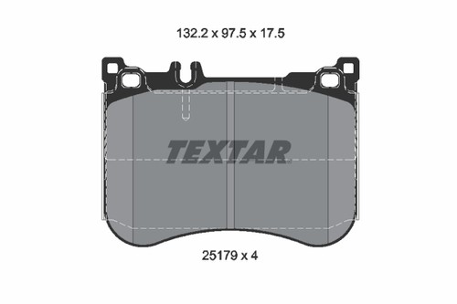 New brake pad set - set,, disc