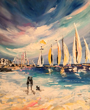 ORIGINAL  OIL  PAINTING CANVAS