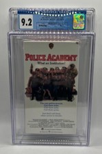 NEW SEALED CGC Graded 9.2 A+ Police Academy VHS