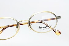 WINDSOR BRENDEL 511 C.4 48-19 Vintage Eyeglasses Glasses Frame Oval Antique Gold