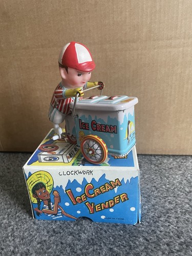 Vintage ice cream vender - ice,