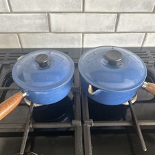 Le Creuset Blue Saucepan Set
