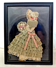 Antique VTG Green Lace Ribbon