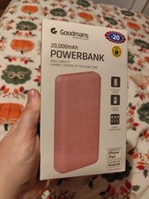 20 000mAh Powerbank Pink High