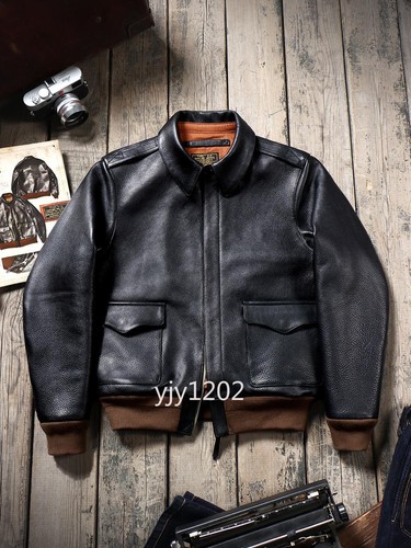 Uncoated cowhide men - cowhide, classic
