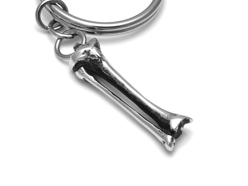 Tibia fibula bone keychain - tibia,