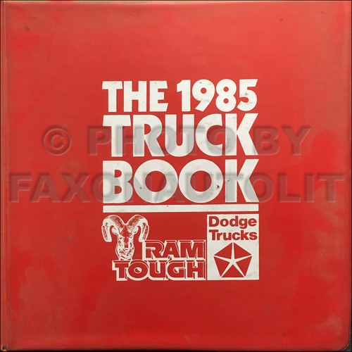 1985 dodge truck data - 1985,