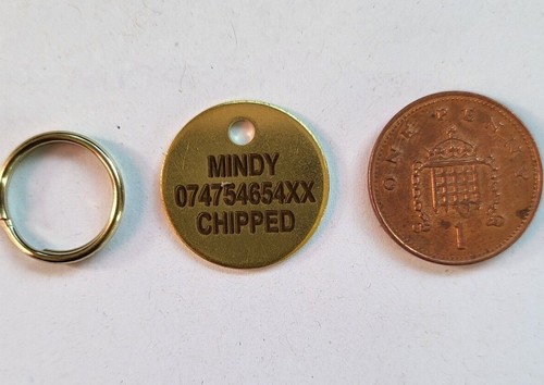 19mm laser engraved - laser, tags