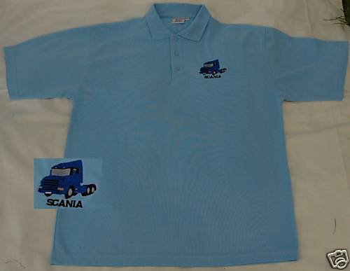Scania cab embroidered on - cab,