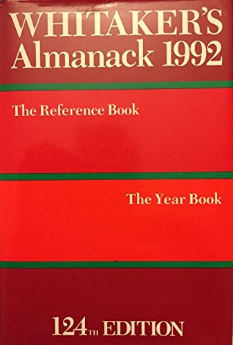 Whitaker almanack 1992 - whitaker's,