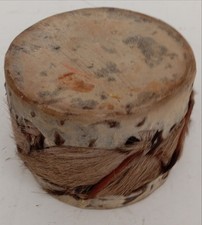 Vintage African Traditional Hand Drum Collectable Musical Instrument 13cm