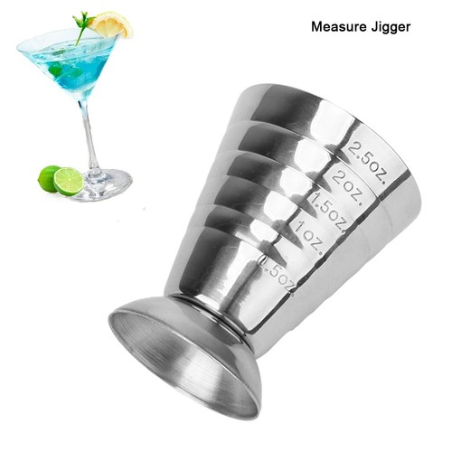 75ml stainless steel measure - stainless,