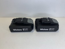 2x Wickes 1ForAll 18v Li-ion