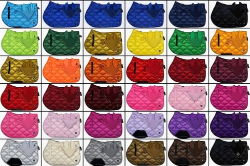 Luxury diamond quilted saddle - quilted,