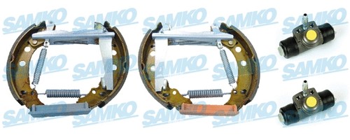 Rear brake shoe set fits - set, fits: