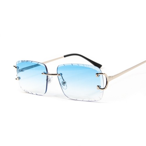Men rimless luxury hip - luxury, hop