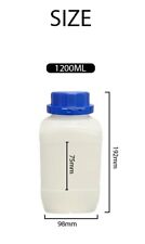 5 X 1200ml HDPE Transparent