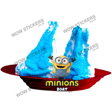 Ice cream van sticker Minions