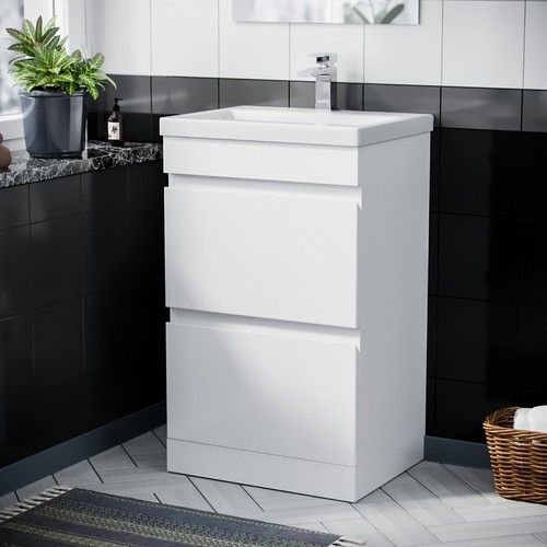 Hardie 500mm drawer - drawer, white