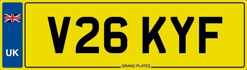 Vicky number plate - vicky, kyf