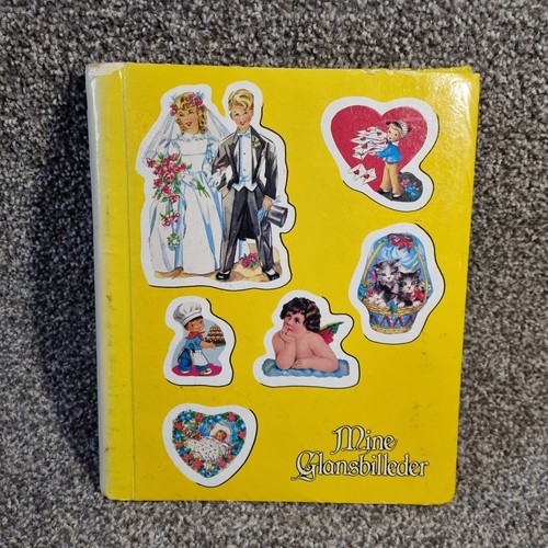 Vintage scrapbook with - vintage,