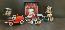 Set of BETTY BOOP MODELS FIgures Picture Mugs