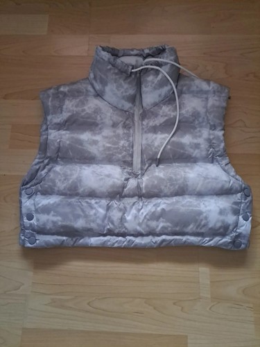 Zara short puff gilet - gilet., grey