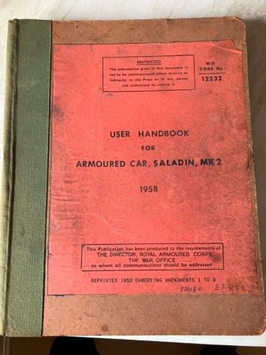 Saladin mk2 armoured car