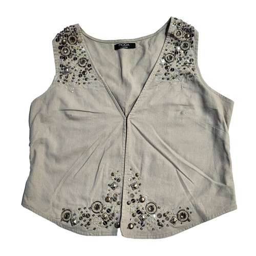 George moda waistcoat beige - george,