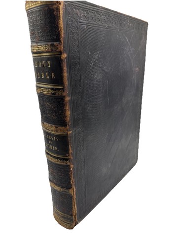 Large antique holy bible - large,