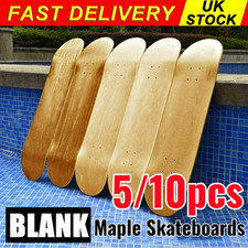 1/5/10X Wood Plain Skate Decks