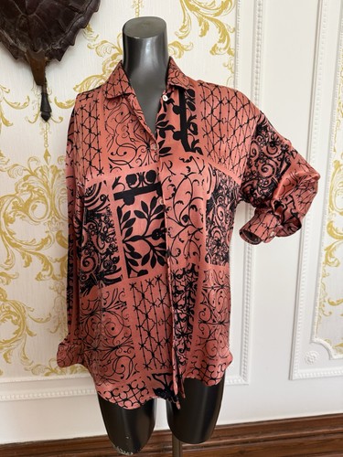 Vintage pink black oversize - vintage,
