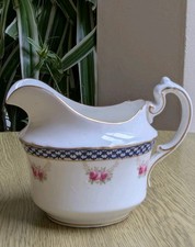 Antique Aynsley bone china milk/cream jug Rose swags early 20th century 