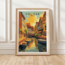 Colmar France Travel Poster