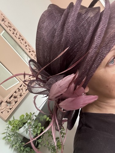 Stunning plum colour - colour, millinery