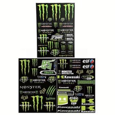 3 Whole Sheets Monster Energy