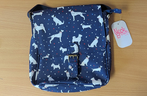 Nicole brown dog print - brown,