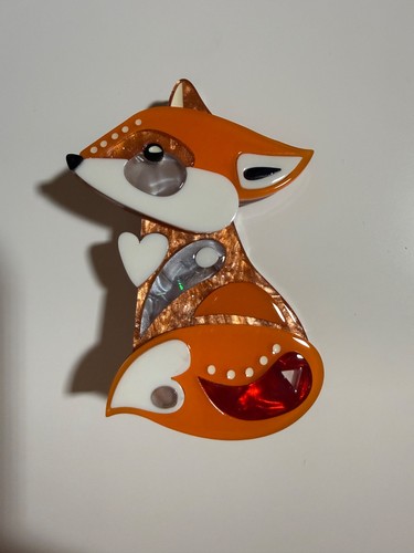 The footloose fox brooch - the,