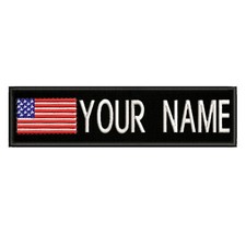 Custom Embroidered Name Tag