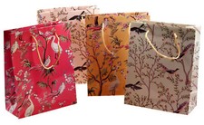Vintage Floral Bird Gift Bags