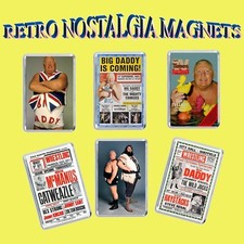 SET OF 6  : ITV WRESTLING 