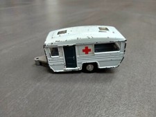 Mira - vintage diecast model caravan - white colour - Made in Spain