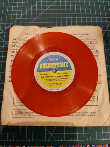 Vintage golden record mitch - vintage,